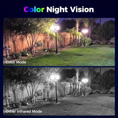 Image of Hiseeu 4K PoE Security Camera System with 8pcs 5MP PoE PTZ Cameras | Color Night Vision,300 Pan 90 Tilt, Human Tracking 2-Way Audio, 24 /7 Recording for Outdoor Indoor