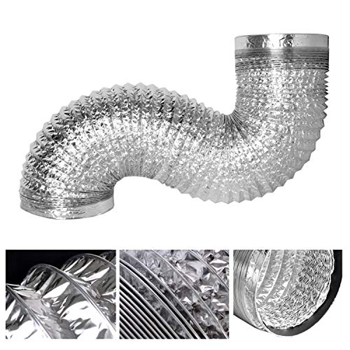 4 Inch Duct 6.56 Feet, Hon&Guan Flexible Dryer Vent Hose