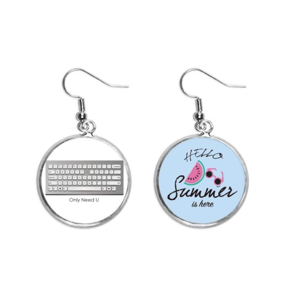 Pendientes de sandía hechos a mano para el verano y complementos originales de moda 5