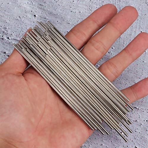 Haste Redonda de Ferro 50Pcs Kit de Estoque de Barra de Torno para Vários Eixos Eixo Em Miniatura Mo