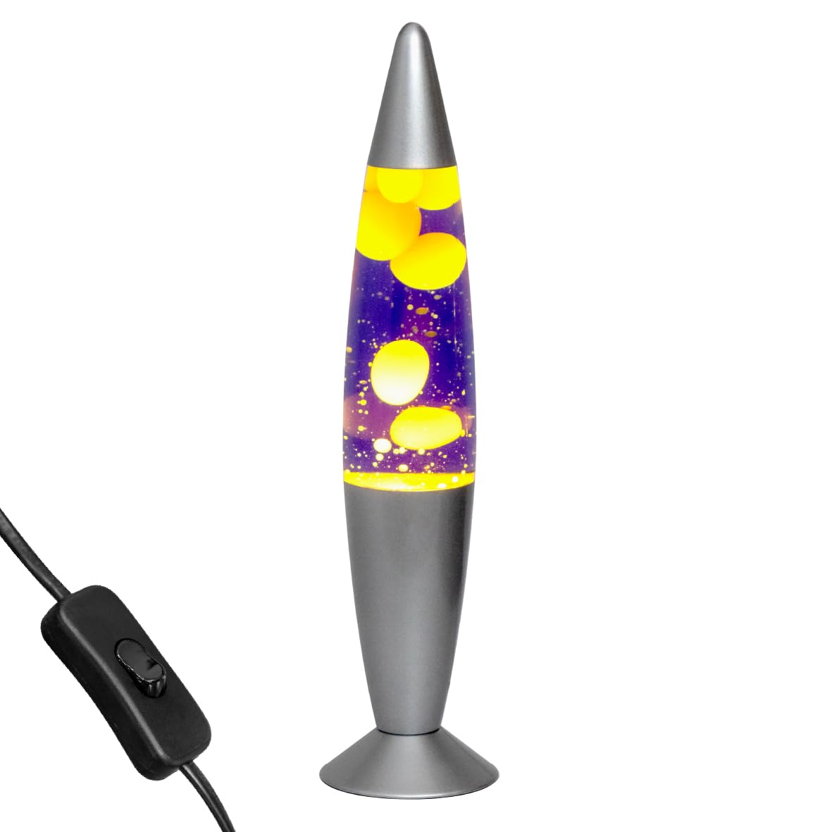 Global Gizmos Purple/Yellow 40Cm & Lava Lamp