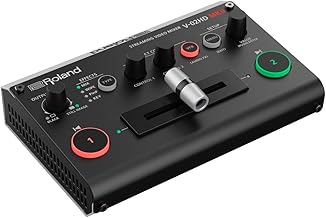 Roland V-02HD MK II – Mezclador de Video Streaming – La solución de transmisión en vivo de dos cámaras más fácil del mundo. Ideal para profesores en línea, jugadores, adoración y todos los demás