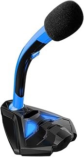 Hemobllo Studio Microphone Desktop Microphone PC Mic Microphone for Computer USB Gaming Microphone USB Microphone Blue Karaoke Microphone Laptop Audio K1 Studio Microphone USB Microphone