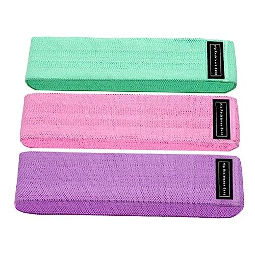 Toyvian 1 Juego De 3 Piezas Banda de Resistencia Bandas de Resistencia para Hacer Ejercicio Banda de Pilates Yoga Banda elástica de Entrenamiento ejercitar Bandas elásticas