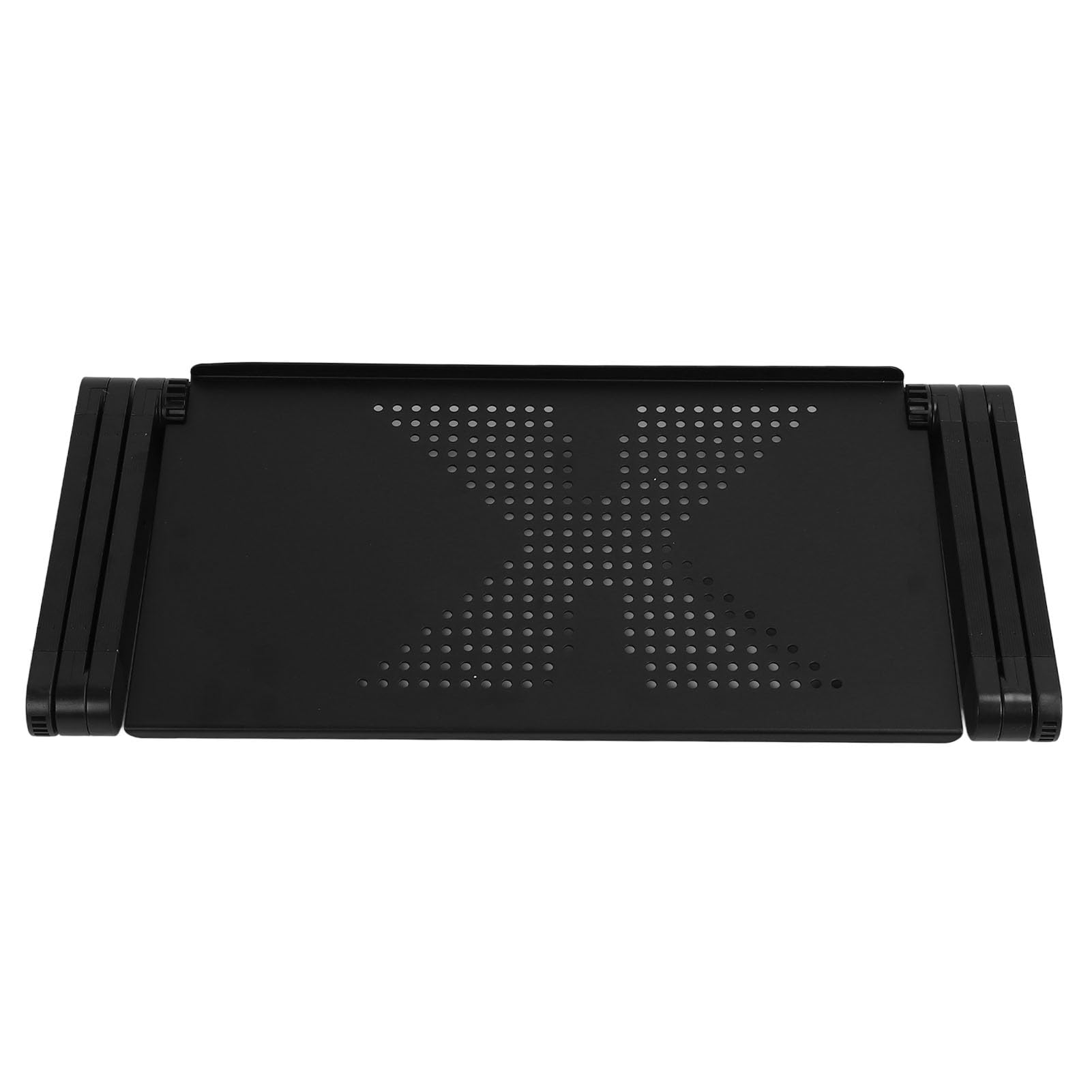 Regulowana Podstawka Pod Laptopa ze Stopu aluminium. Efektywna Wentylacja w Biurze domowym. Przestrzeń Robocza 480 X 260 Mm (Czarny)