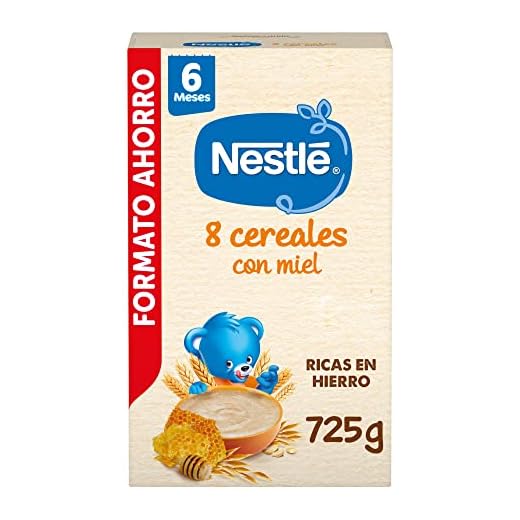 Nestlé Nestle Papilla 8 Cereales con Miel, 725 g