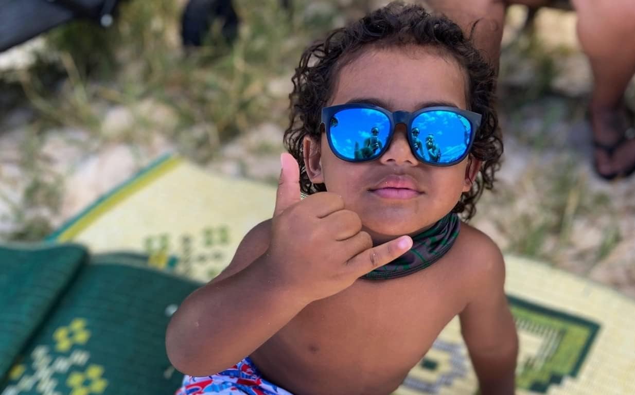 BOMBER Kids/Youth, Small Frame Polarized Sunglasses, Stylish Non-Slip Polycarbonate Frames