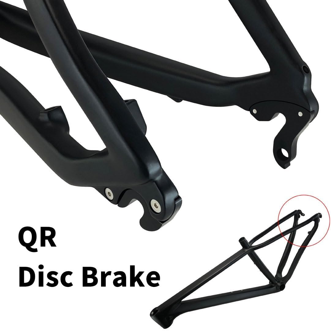 Mountain Bike Frame 27.5er 29er Carbon Frame Disc Brake XC Hardtail Frame 15''/17''/19'' Quick Release Frame QR 135mm Internal Routing Lightweight (Size : 29 * 17'')