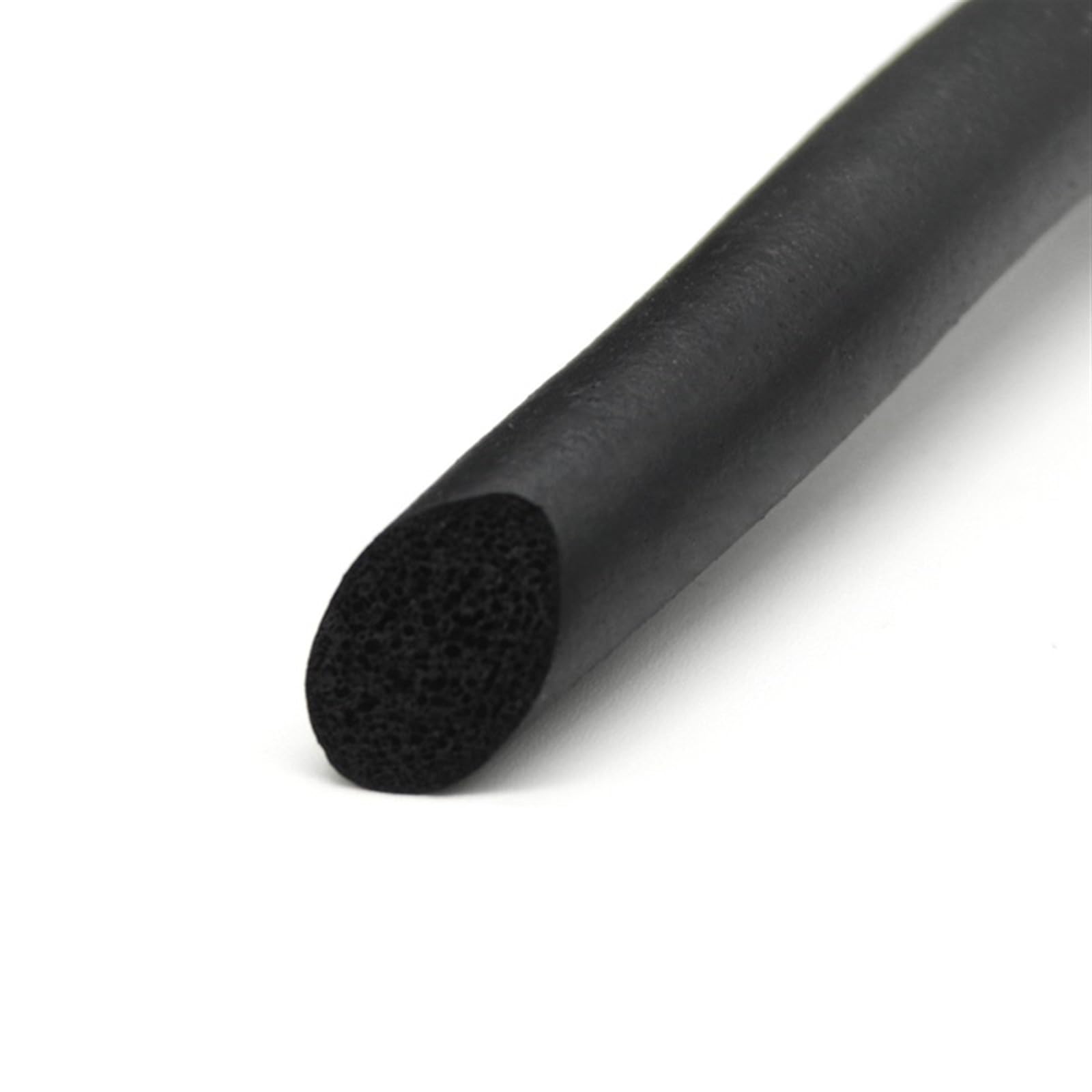 Isolante in Gomma Gomma Schiuma 5 Metri EPDM Nero Protezione Guarnizione Porta Auto Porta Auto Gomma Schiuma Sigillante Striscia Guarnizione Schiuma (Size : 5 Meter, Style : 8mm
