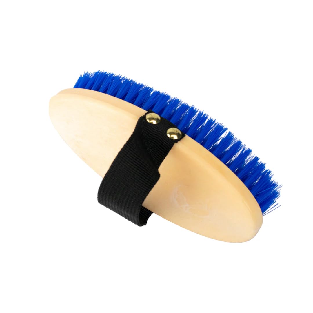 GS Equestrian & Country Plastic Body Brush (Blue)
