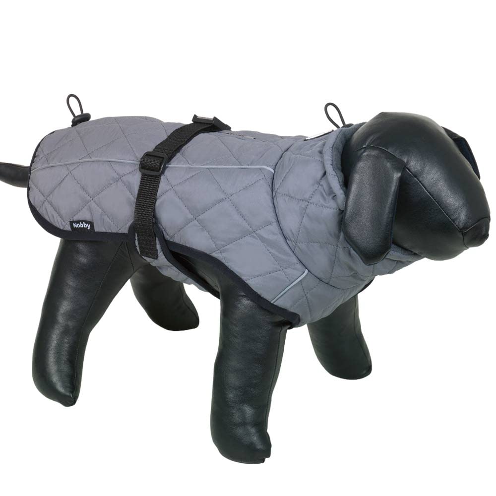 Nobby Yaka Dog Coat, Grey, 20 cm, Pack of 1