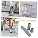 BCOATH Crutches Handle Grips Armpit Pads Anti-Slip Crutch Accessories Kit for Elderly Comfortable and Tips for Underarm Support