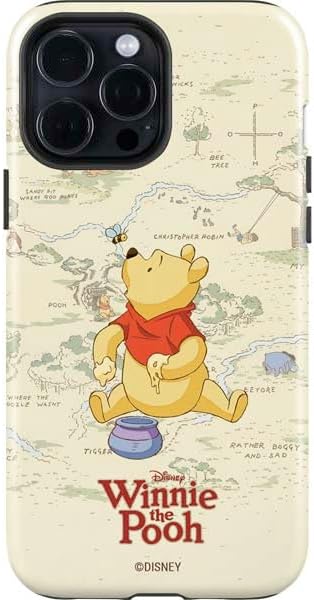 Skinit Impact Phone Case Compatible with iPhone 15 Pro Max - Officially Licensed Disney Winnie The Pooh Hundred Acre Wood Design