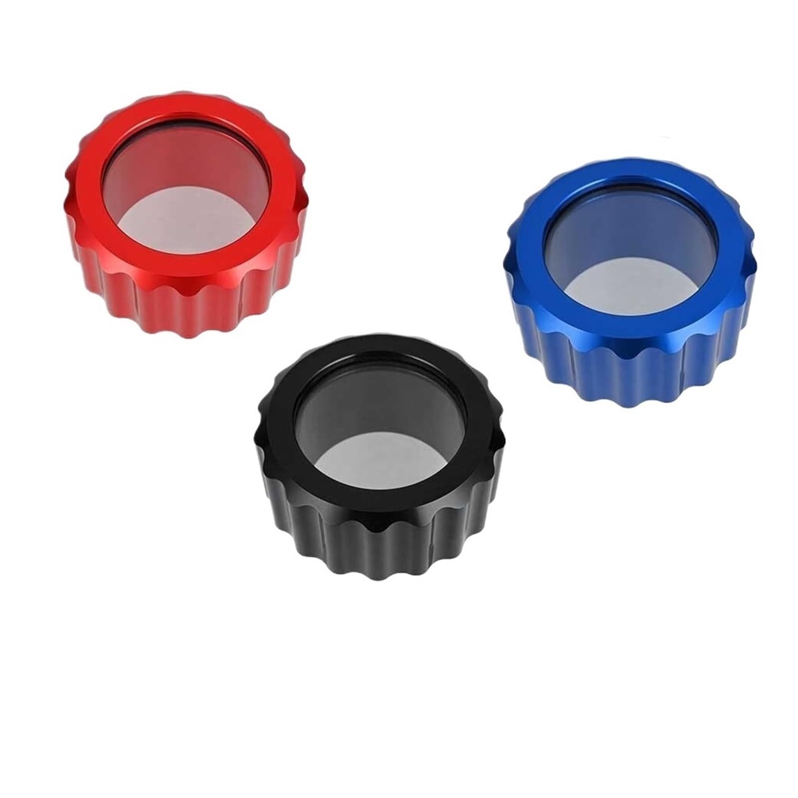 Vorderradfelge Passend für EZ-Loader 10" 5-Lug-Naben und Trommeln. Aluminium-Ölbadkappe mit Gewinde und O-Ring 250-034388 Radnabe(Black)