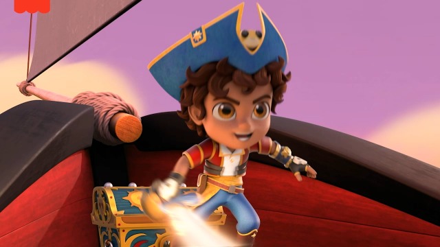Barco Pirata Interactivo Fisher-Price Santiago Of The Seas - Luces, Sonidos, Figura De Santiago, A Partir De 3 Años