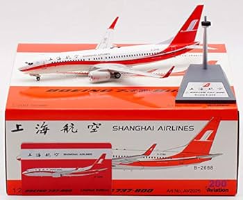 Amazon | Aviation 1/200 完成品 上海 航空 SHANGHAI AIRLINES