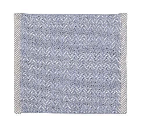 Home Basics HM4Z Salvamanteles Individuales, Algodón, Azul Celeste, 50x35x5 cm, 4 Unidades