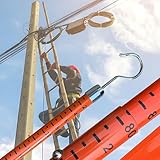 Hochspannungs-Messstab, Elektrischer Höhenmessstab, 10 KV- 220 KV Spannung, Vermessungsausrüstung Leitungsmonteure/Telekommunikationsarbeiter(6m/19.7ft)