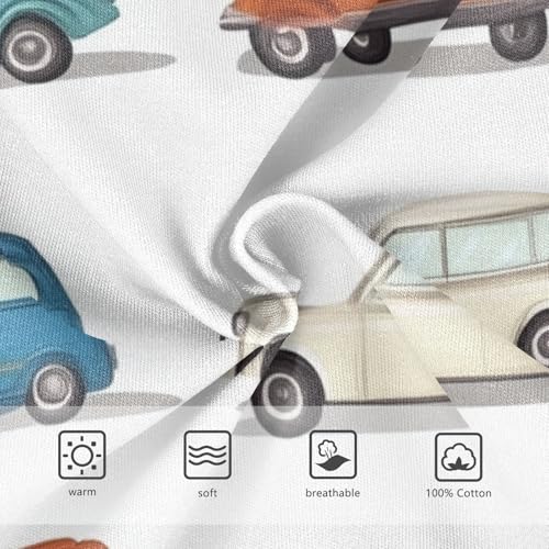 KLL Cartoon Cars Collection Toddler Boys' Pure Cotton Training Underwear Breathable Children Panties3