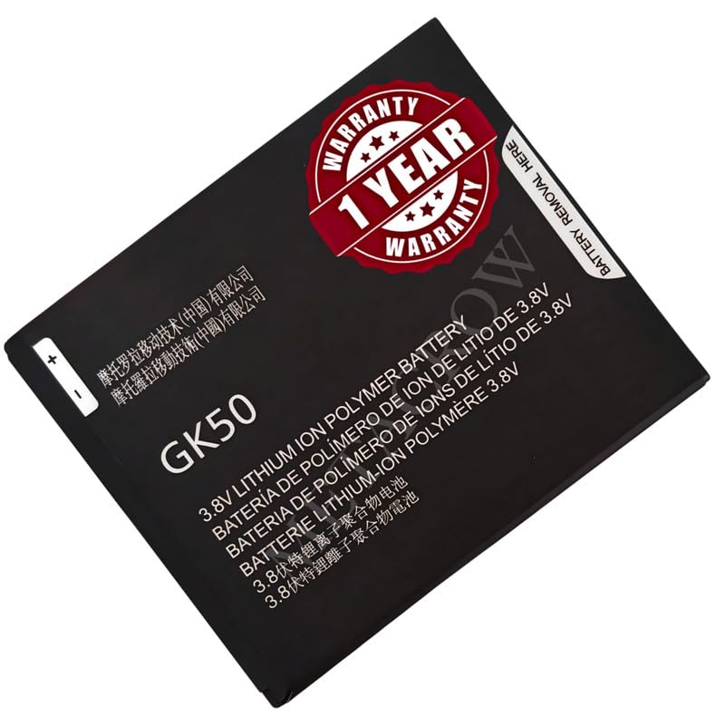 Image of Original GK50 Battery Compatible for Motorola Moto E3 Power (XT1706) - (3500mAh) - 1 Year Warranty JK1