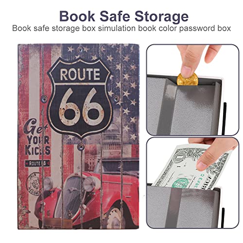 Foreverup Cassaforte per libri con serratura a