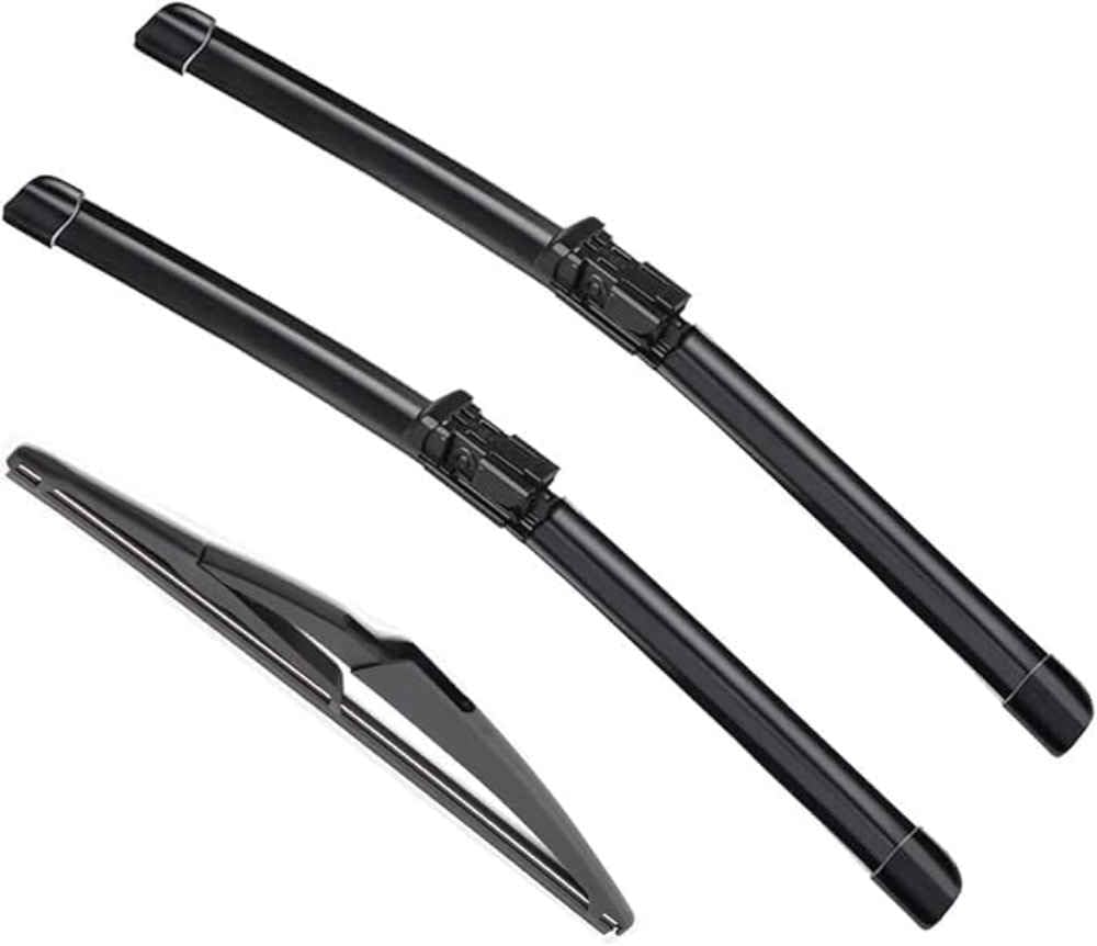 XYUASDGB Premium Exact Fit Windscreen Wiper Blades for Peugeot 308 308SW T9 SW Estate 2014 2015-2020 24 in 18 in 12 in Durable Natural Rubber Easy Fit for a Quiet and Streak Free Wipe