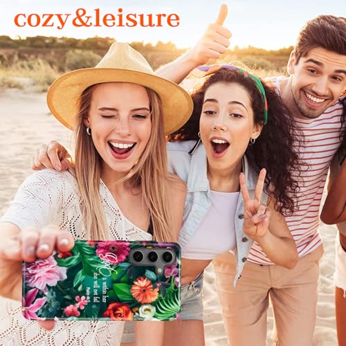 Coque Samsung Galaxy A57 fleurs chrétiennes pour vie active - 5