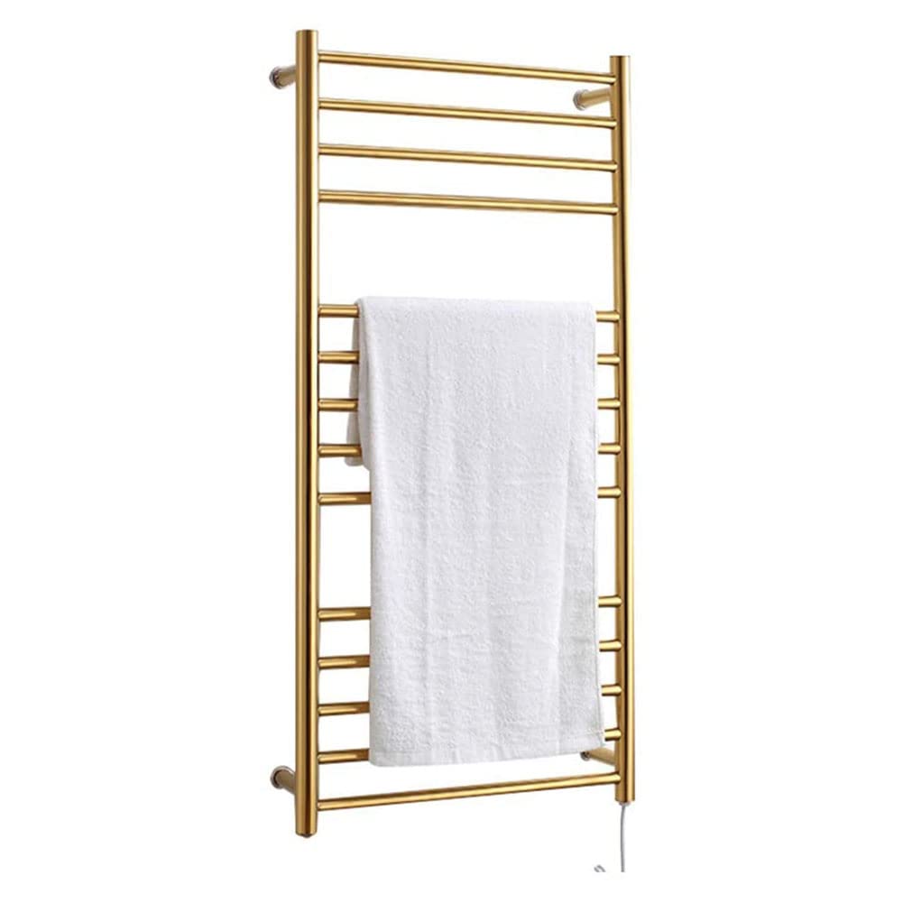 Radiador de escalera plana para baño en acero inoxidable 304 con termostato