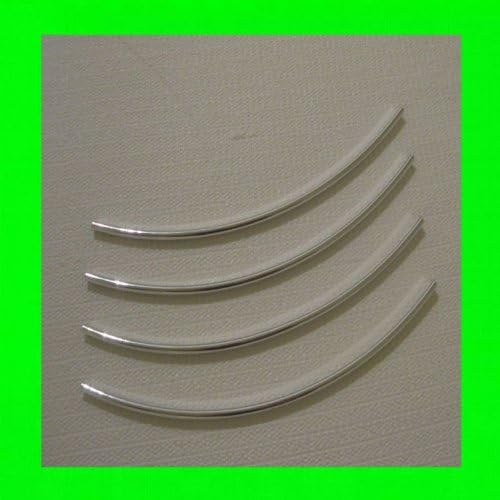 312 Motoring fits 2004-2007 BMW E60 525I 525 I Chrome Door Edge Trim MOLDING Protectors 4 Qty of 8" 2005 2006 04 05 06 07
