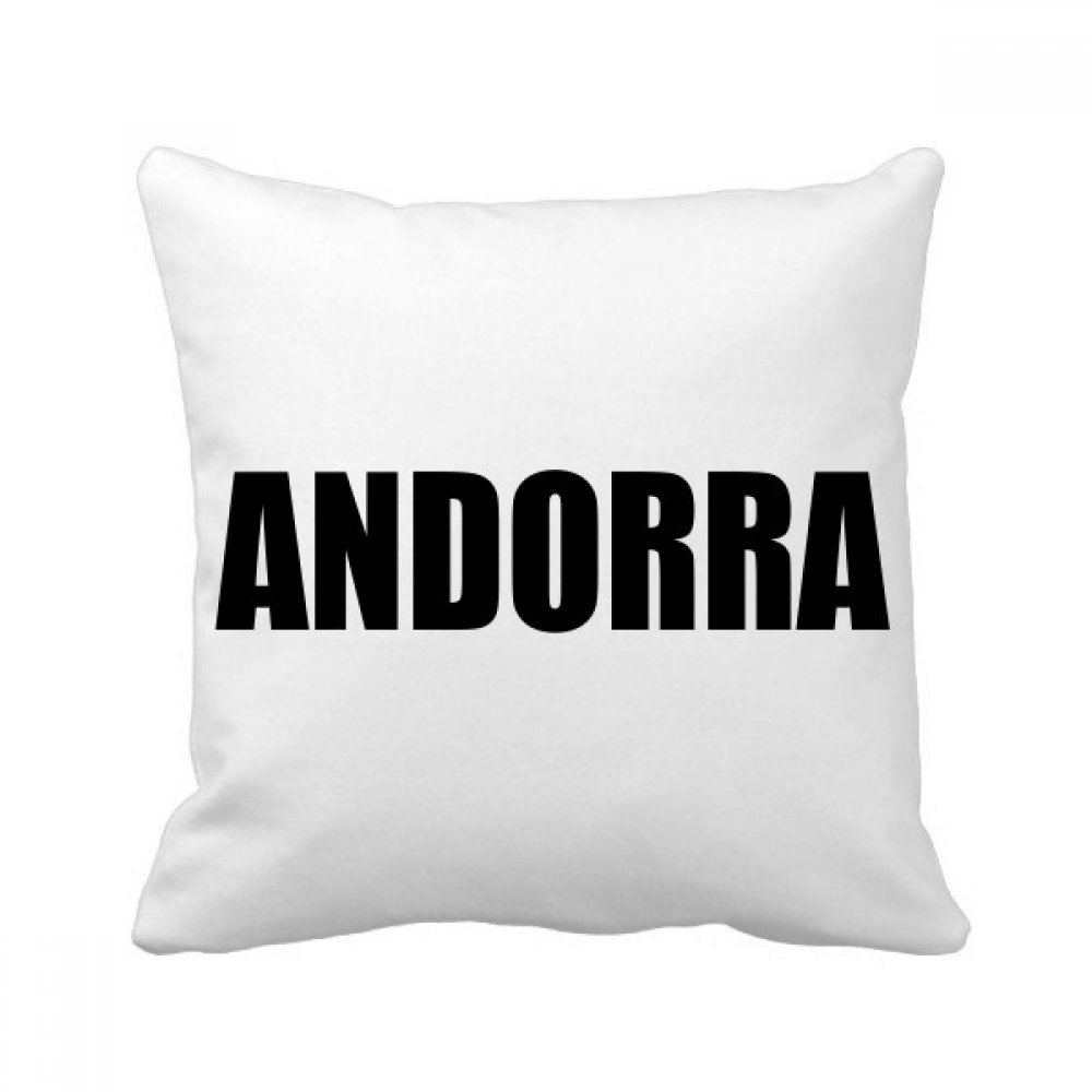 Coussin Andorre noir oreiller carré insert cover décoration canapé multicolore