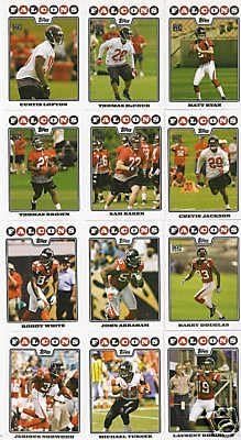 Atlanta Falcons Football Cards - 5 Years Of Topps Complete Team Sets 2007,2008,2009,2010,2011 - Includes Stars, Matt Ryan Rookie & More - Individually Packaged!