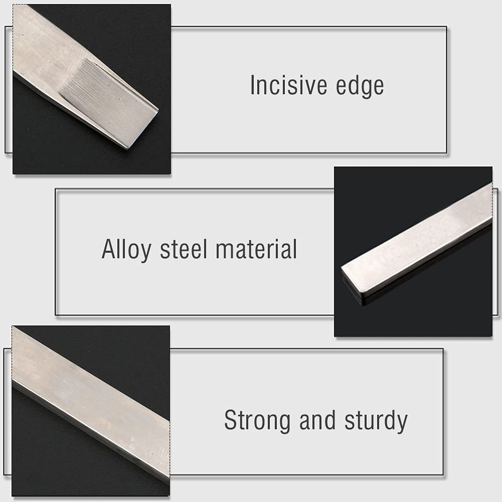 KIMISS Poinçon En Cuir, Artisanat En Acier Allié, Estampage à La Main