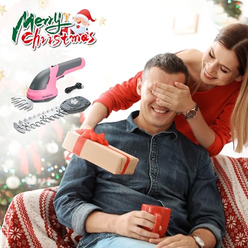 image for WORKPRO Cordless Grass Shear & Shrubbery Trimmer - 2 in 1 Handheld Hed