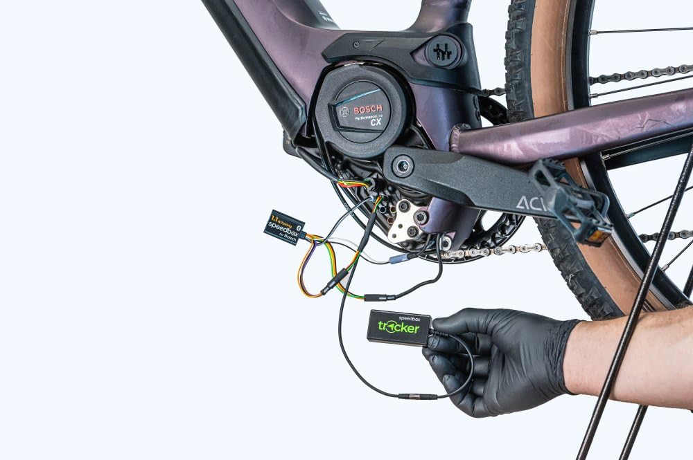 SpeedBox Tracker, Lokalizator GPS E-Bike, Kompatybilny z Bosch | System śledzenia GPS dla e-bike, Bluetooth i aplikacja SpeedBox Tracker, Kompatybilny ze wszystkimi silnikami Bosch