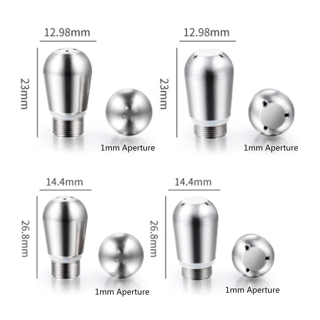 LA TALUS Dampfdüse Für Kaffeemaschinen - 3-4 Löcher Edelstahl Milchschaum Aufschäumer
