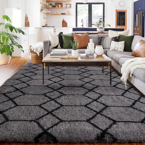 Tapis de chambre lavable en machine avec dossier antidérapant - 5