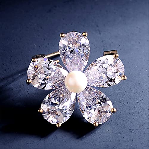 Broches broches pour femmes vintage avec fleurs de bouquet, bijoux de créateur