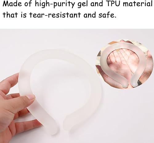 Miniatura 6 de Paquete de hielo para el cuello, anillo de hielo para terapia de frío y calor, gel suave para aliviar el dolor, tensión del cuello y presión del