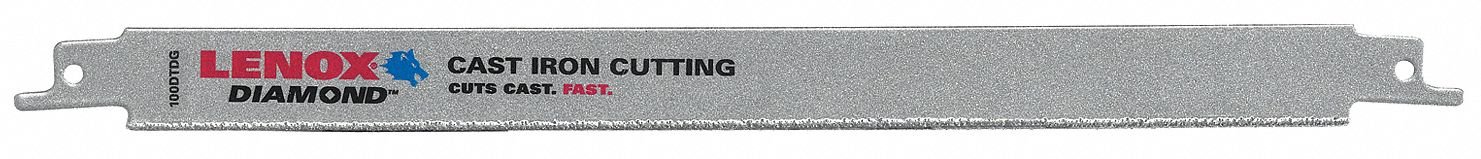 LENOX Reciprocating Saw Blade, Double-Tang, Diamond Grit, 9-Inch (1766338)