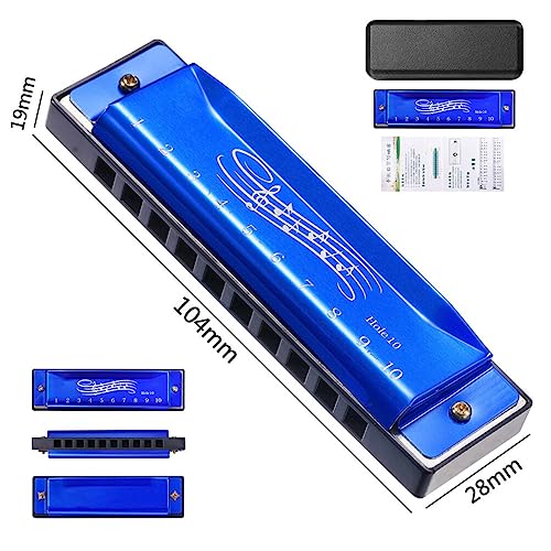 Milisten 10 Trous 20 Tons Harmonica Clé De C Harmonica Orgue À Bouche Diatonique Harmonica Mini Harmonica Instrument De Musique Pour Débutants Démarreurs - Les Beatles, Paul McCartney, John Lennon, RIngo Starr, George Harrison Milisten 10 Trous 20 Tons Harmonica Clé De C Harmonica Orgue À Bouche Diatonique Harmonica Mini Harmonica Instrument De Musique Pour Débutants Démarreurs – Image 8