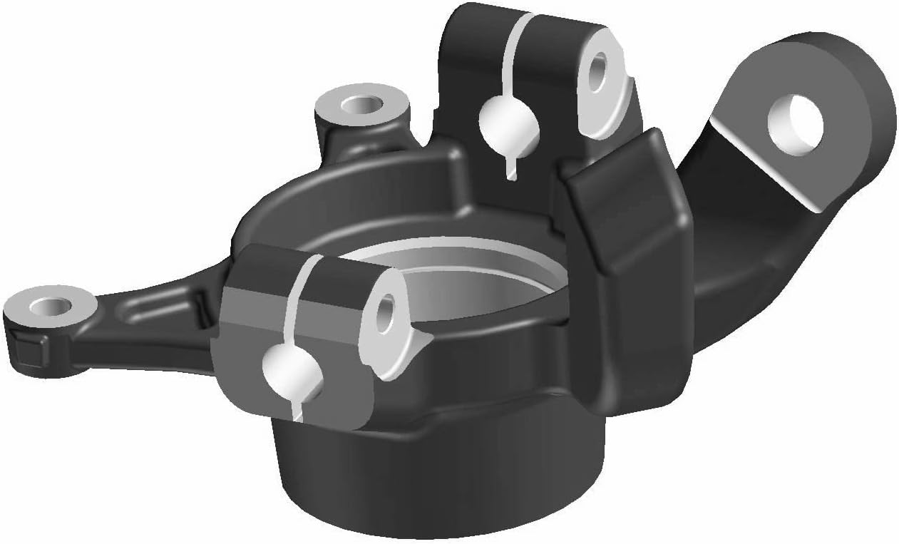 Polaris RZR Knuckle, Front, Right, Machined, Genuine OEM Part 5142197, Qty 1