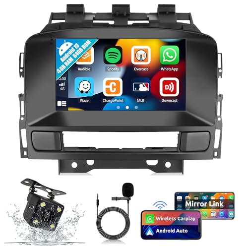 Radio coche Android 13 4G+64G para Opel Astra J 2010-2014, pantalla táctil con cámara y GPS