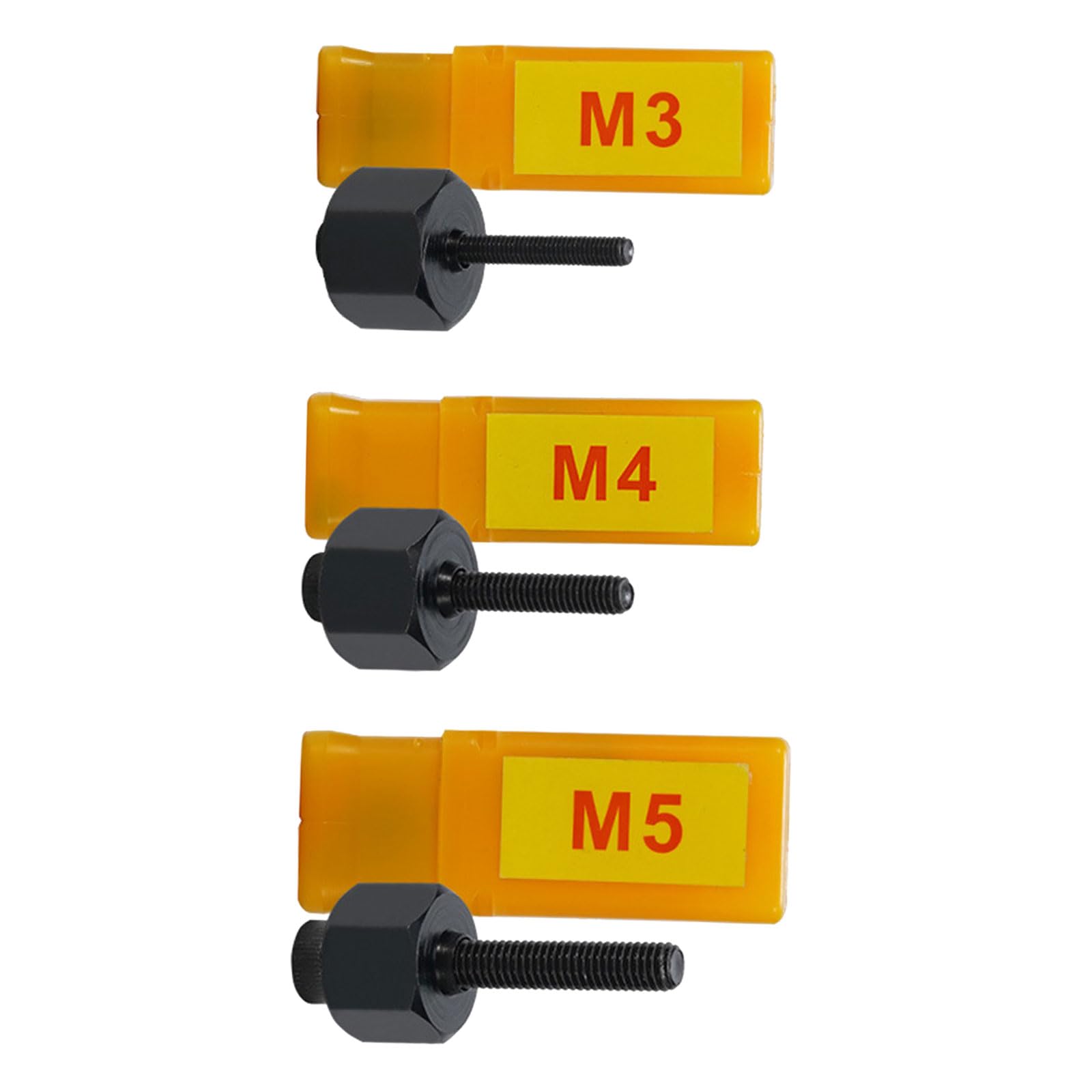 Buxuaaaa M3m4m5 Of 3 Compact Rivet Nut Setters Featuring Quick-Release Mechanism For Efficient Home Projects Rivet Nut