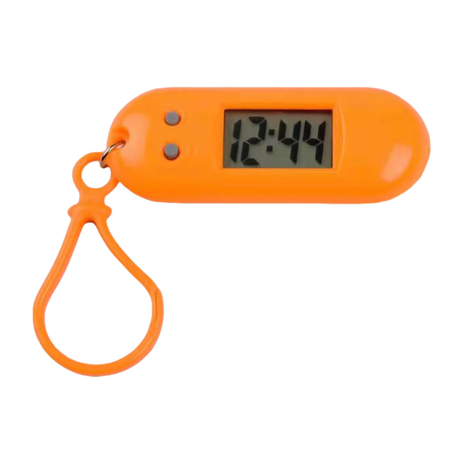 Maxtonser LED Digital Keychain Pocket Watch Portable Miniature Clock for Students Lightweight Timepiece Backpack Pendant