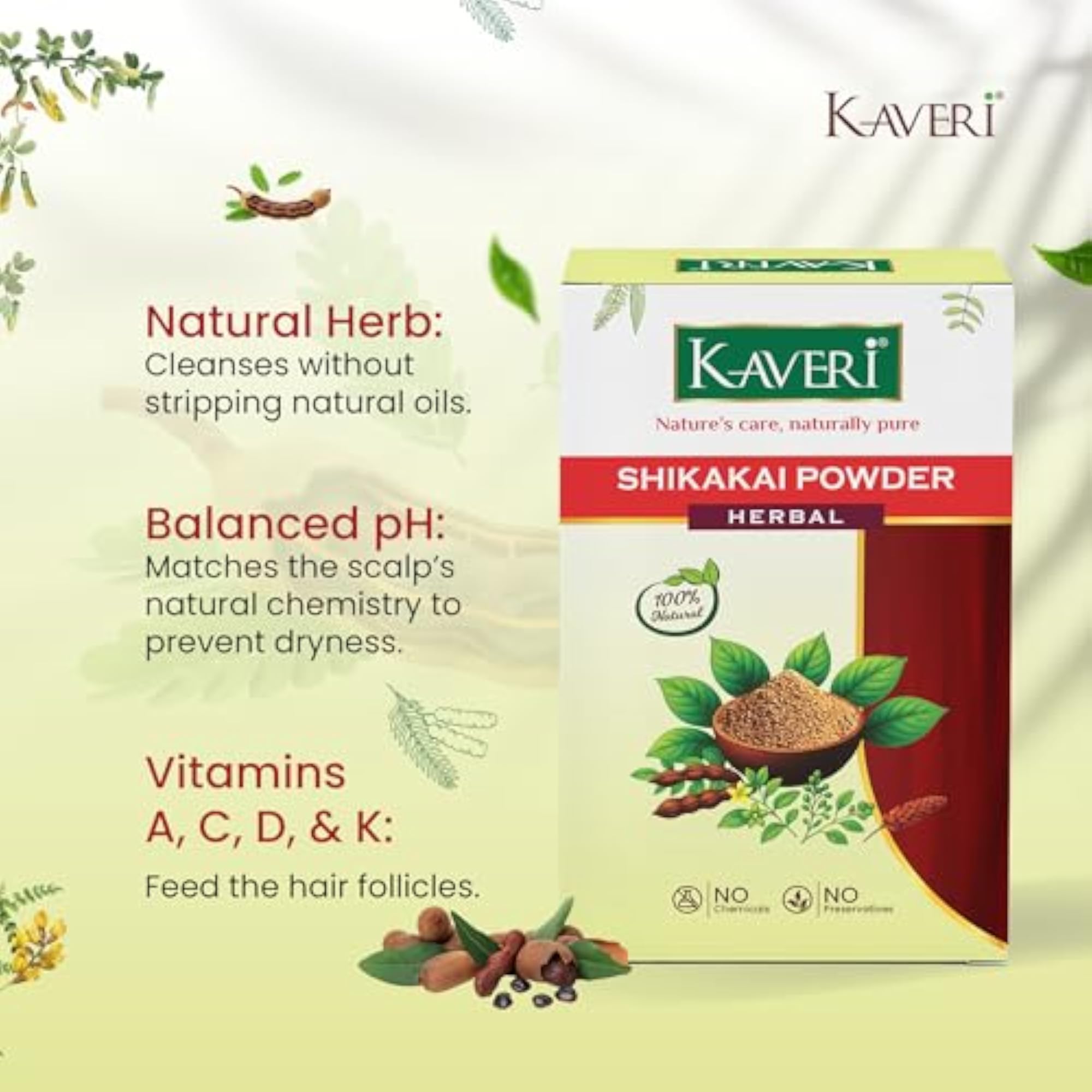 Shikakai Powder for Natural Hair Wash
