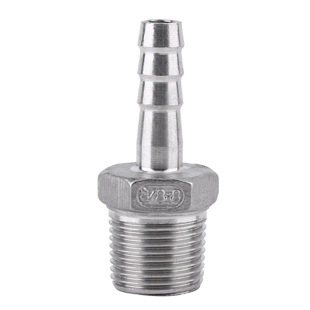 Schlauchanschluss mit Schlauchtülle, Schlauchanschluss mit Schlauchtülle 1/8 Zoll - 3/4 Zoll Edelstahl Ss304 Außengewinde Rohrverschraubung
