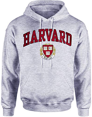 Harvard Camiseta Sudadera con Capucha Camiseta Universidad Derecho de la Empresa Ropa Prendas de Vestir Gris Gris XX-Large