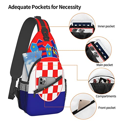 Morrales tipo bandolera bandera Croacia unisex miniatura 5