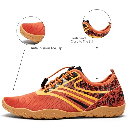 Image of WateLves Water Shoes Mens Womens Barefoot Beach Swim Shoes Quick-Dry Aqua Socks Pool Shoes for Surf Yoga Water Aerobics