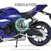 SHINESIGNAL 1:12 Motorcycle Model Toy for Yamaha YZF-R1 1000R Metal Die-cast with Plastic Motorcycle Model No Assembly Required Mini Finished Moto Gift for Adult（Blue）